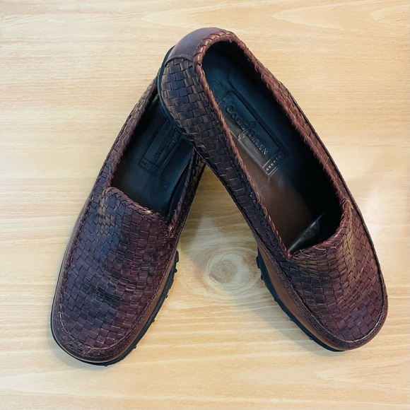 Cole Haan Brown Flats Loafers with Rounded Toe - Picture 1 of 12